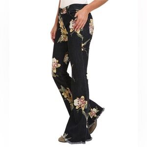 Free People Miami Nights Floral Bali Flares Size 24